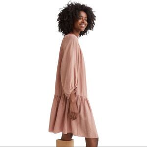 H&M Airy Mini Old Rose Pink Mini Dress Size Medium